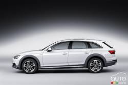 Vue de côté de l'Audi Allroad 2017