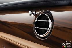 Détail intérieur de la Bentley Mulsanne 2016