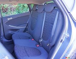 2016 Hyundai Accent rear seats