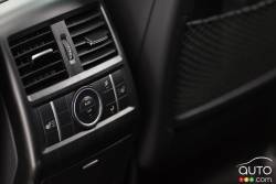 Commandes de la température à l'arrière