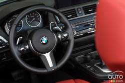 2015 BMW 228i xDrive Cabriolet steering wheel