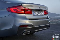 2017 BMW 5 series exhaust