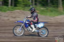 Vanessa in action at X-Town in MIrabel, Quebec.