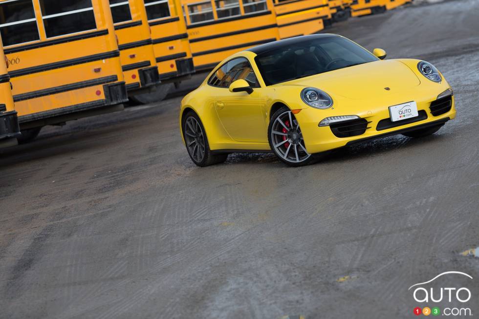 Right front 3/4 view, wheels turned