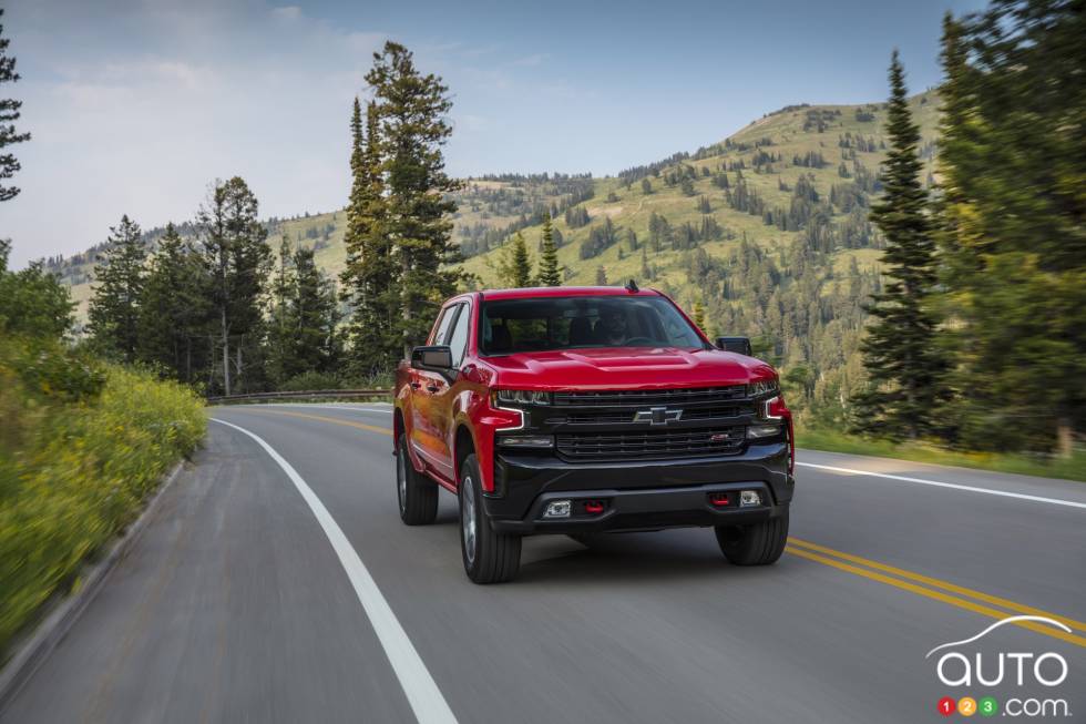 Vue avant du Chevrolet Silverado LT Trail Boss 2019