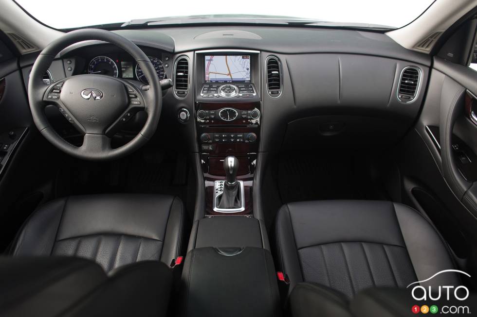 Dashboard and front seats