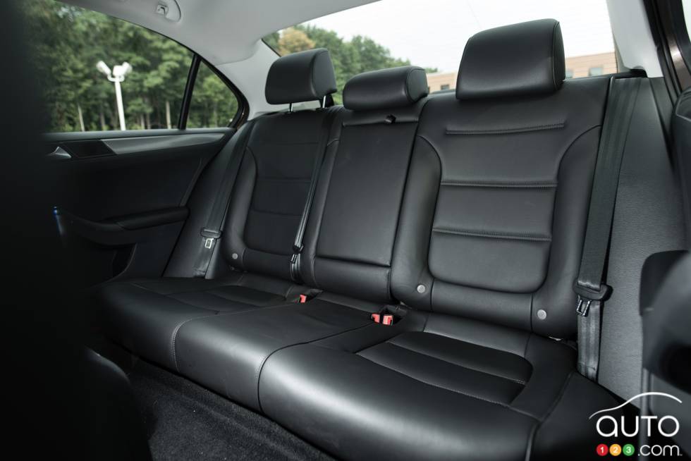 Banquette arrière de la Volkswagen Jetta TDI 2015