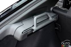 Détail du coffre de la Honda Civic Hatchback 2017