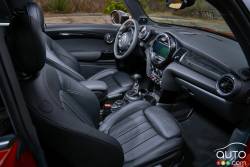 Front seats and dashboard                               
