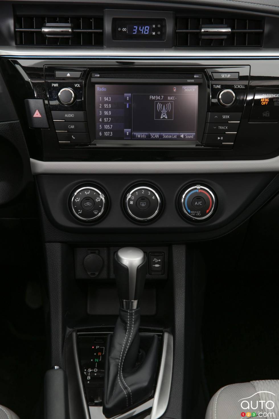 center console détails