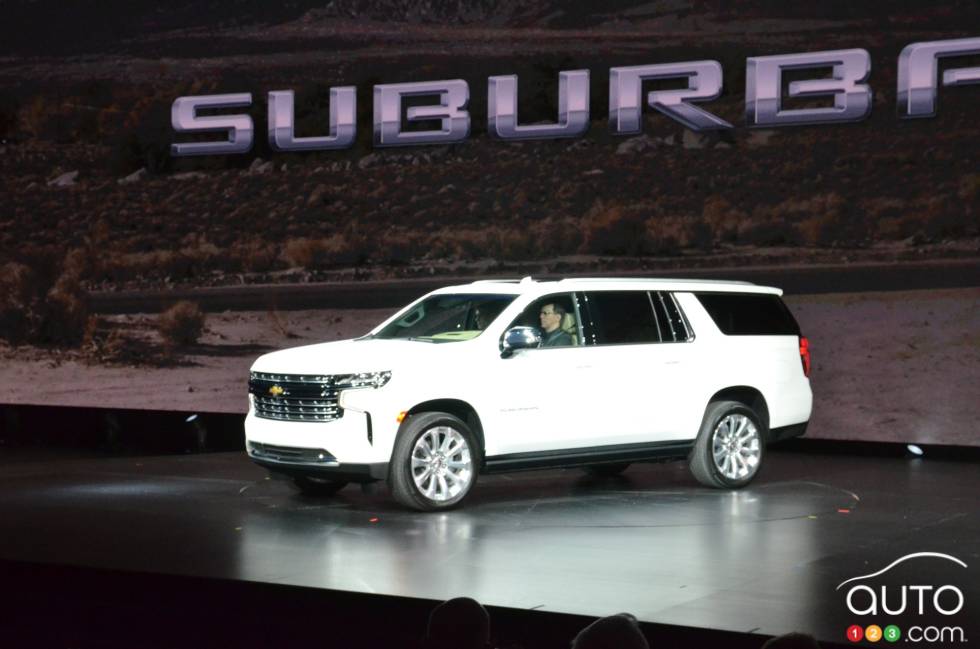 Voici les Chevrolet Suburban et Tahoe 2021