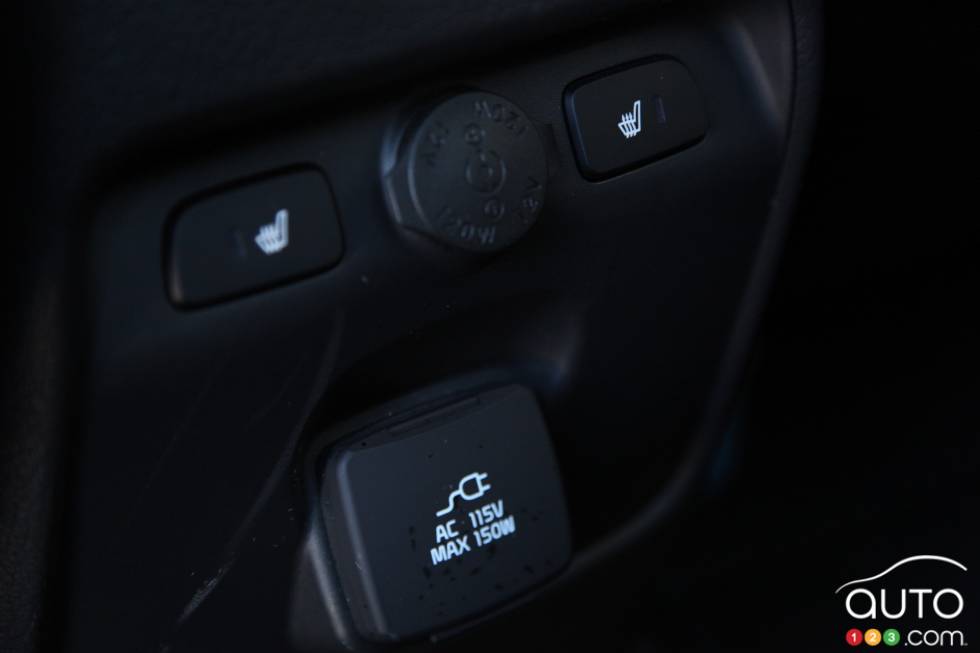 center console détails