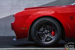Front wheel pf the 2018 Dodge Challenger SRT Demon                     