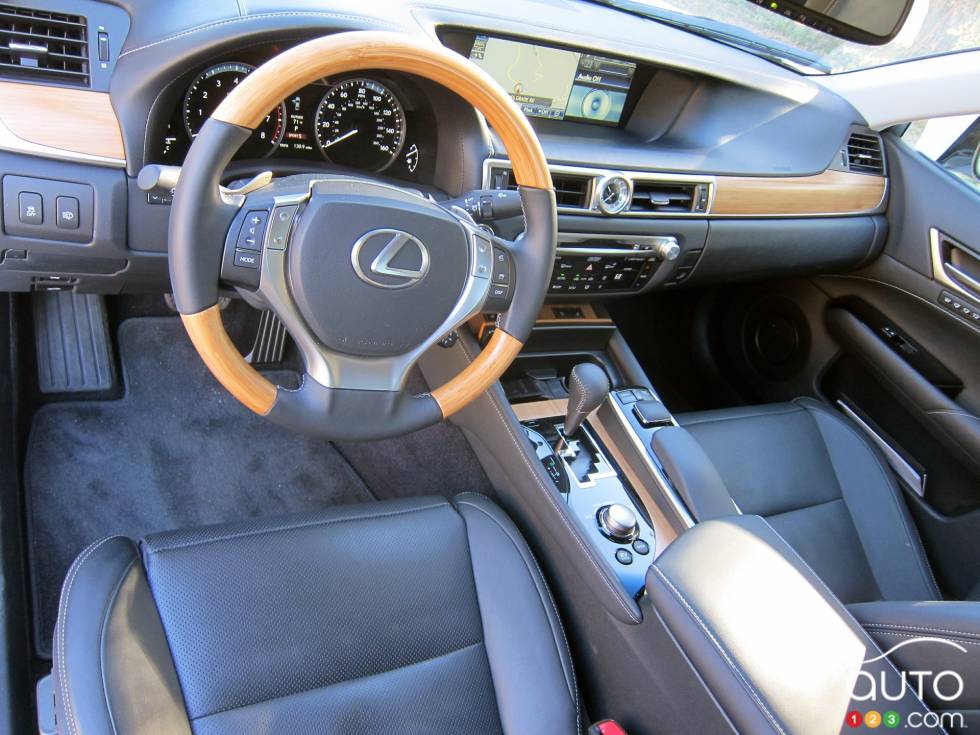 Dashboard and front seats