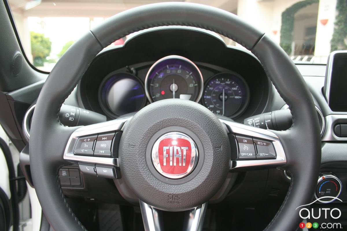 fiat 124 steering wheel