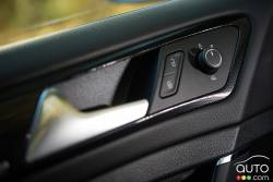 Détail intérieur de la Volkswagen Golf GTI 2016