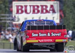 Darrell Wallace Jr, Toyota Camping World / Good Sam in action during race