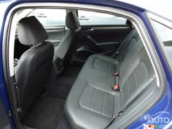 Banquette arrière de la Volkswagen Passat 2016