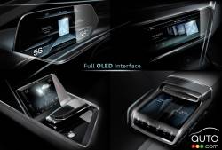 Détail intérieur du Concept Audi E-Tron