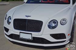 2016 Bentley Continental GT Speed Convertible front grille