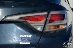 Feux arrière de la Hyundai Sonata PHEV 2016