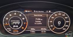 Instrumentation de l'Audi A4 TFSI Quattro 2017