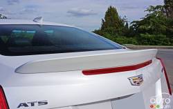 2016 Cadillac ATS V Coupe rear spoiler