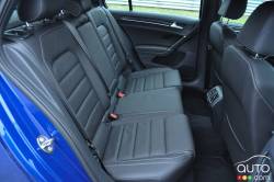 2016 Volkswagen Golf R rear seats