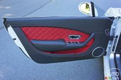Panneau de porte de la Bentley Continental GT Speed Convertible 2016