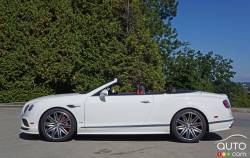 2016 Bentley Continental GT Speed Convertible side view