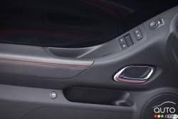 Interior driver door