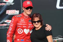 Scott Dixon, Target Chip Ganassi Racing et sa mère