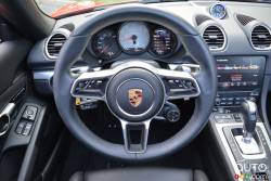 2017 Porsche 718 Boxster S steering wheel