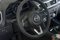 2017 Mazda3 steering wheel detail