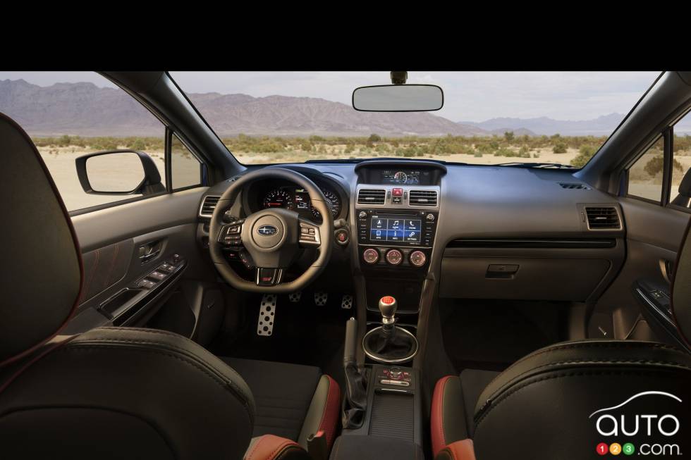 Tableau de bord de la Subaru WRX STI 2018