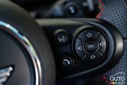2015 MINI John Cooper Works steering wheel mounted audio controls
