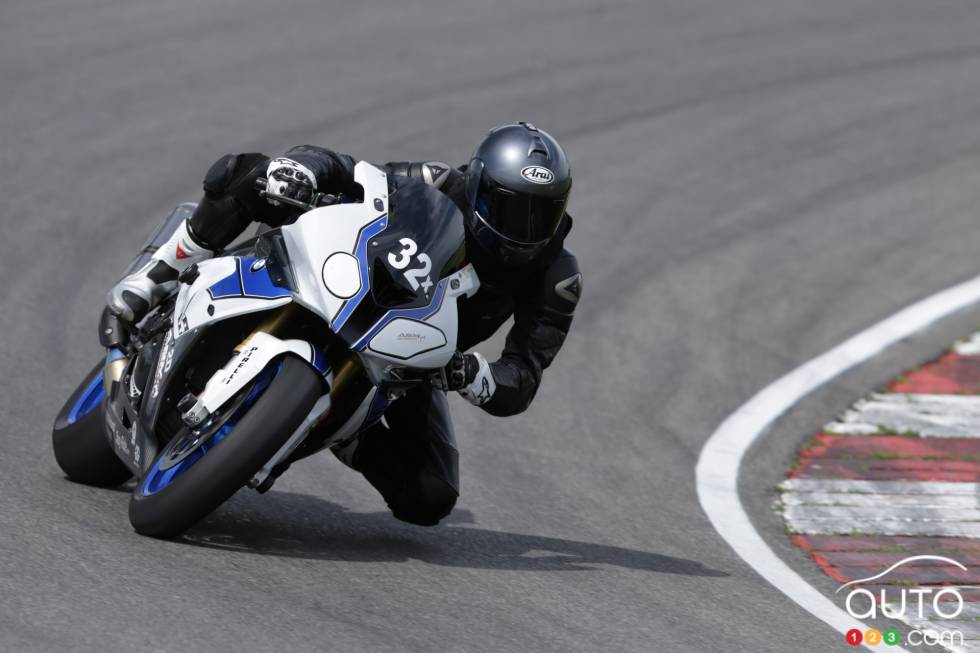 front 3/4 action view