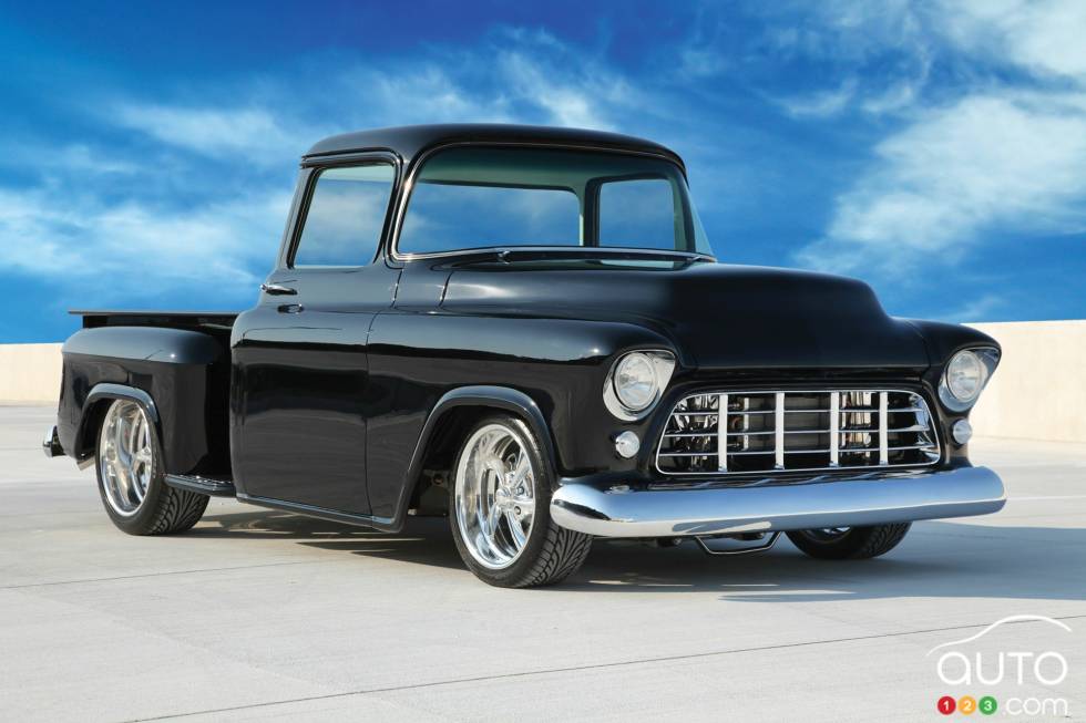 1959 Chevrolet 3100 Custom Pickup, sold for $121,000 in 2014