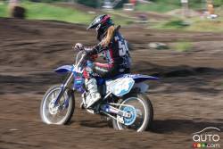 Vanessa in action at X-Town in MIrabel, Quebec.