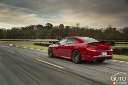 rear 3/4 action view