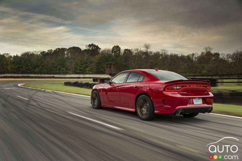 rear 3/4 action view