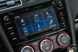 2016 Subaru WRX STI infotainement display