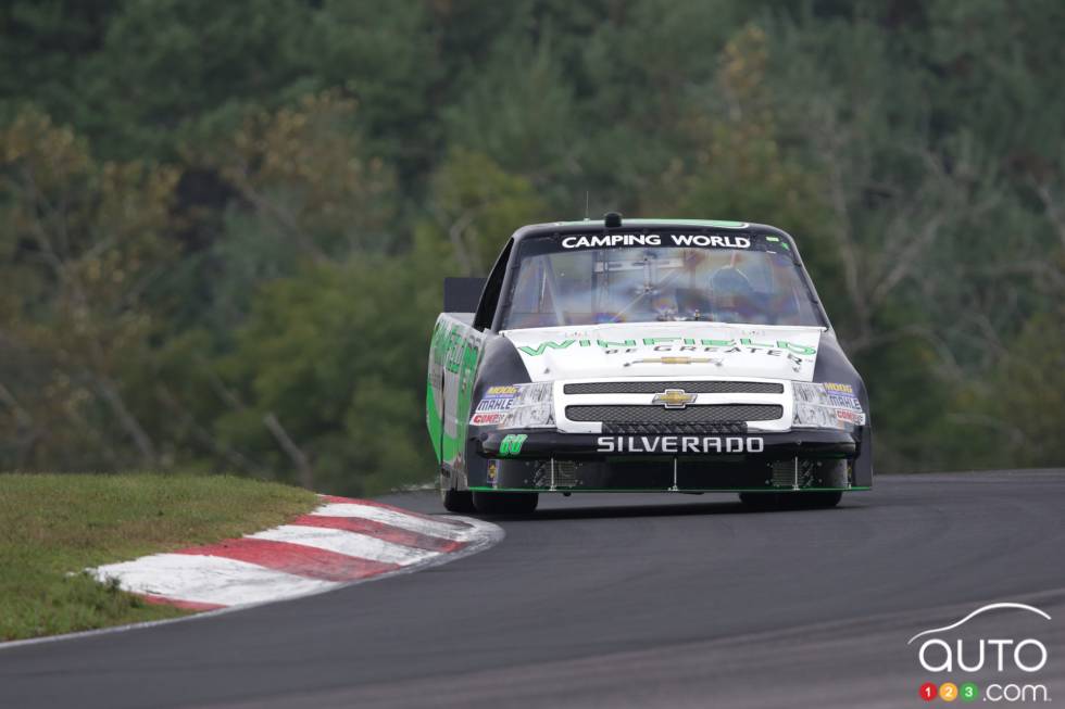 Dakoda Armstrong, Chevrolet Winfield en action lors de la première pratique de vendredi