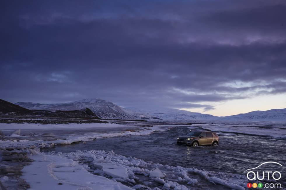 front 3/4 action view