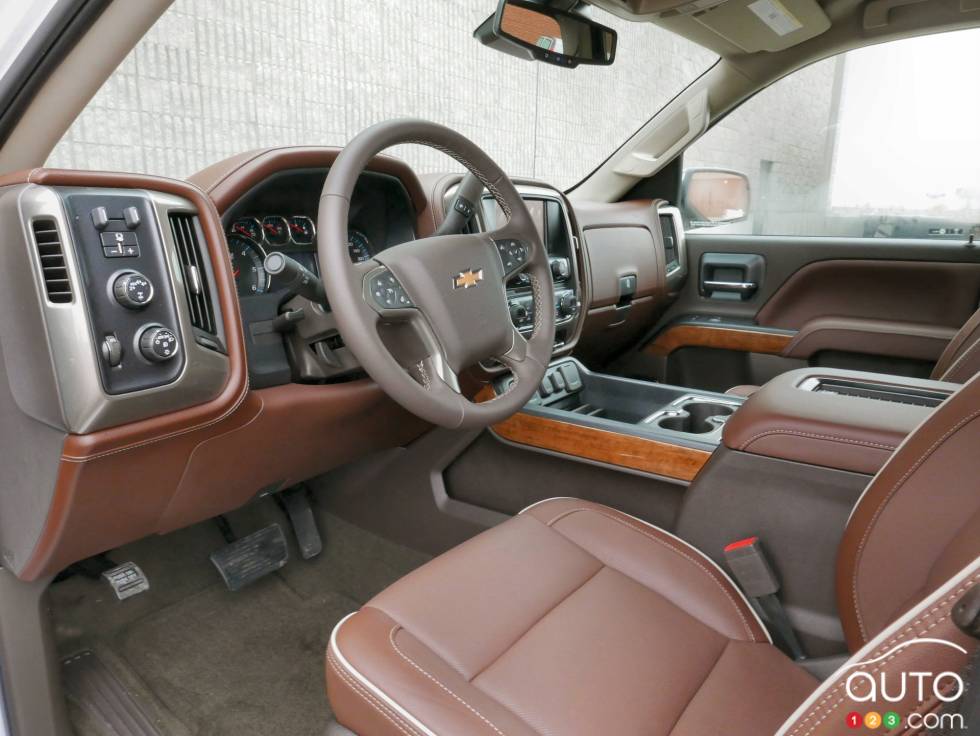 Dashboard and front seats