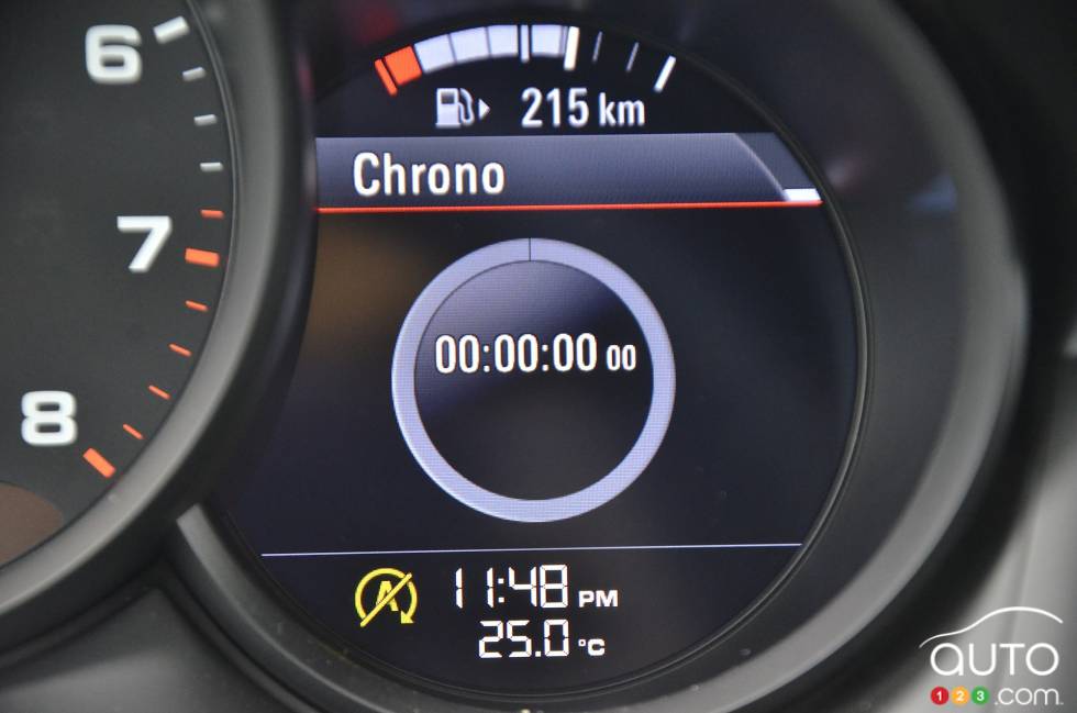 Détail intérieur du Porsche Macan 2017