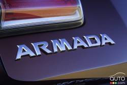 2017 Nissan Armada model badge