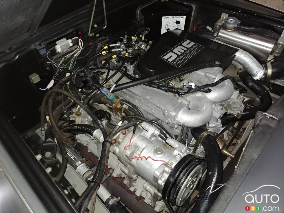 A 1981 DeLorean DMC 12 is for sale