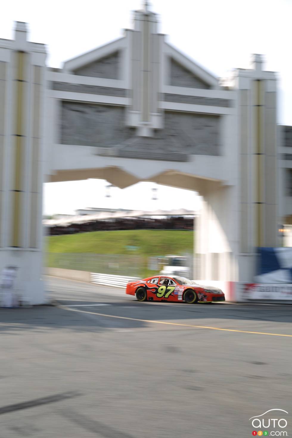 action on and off the track