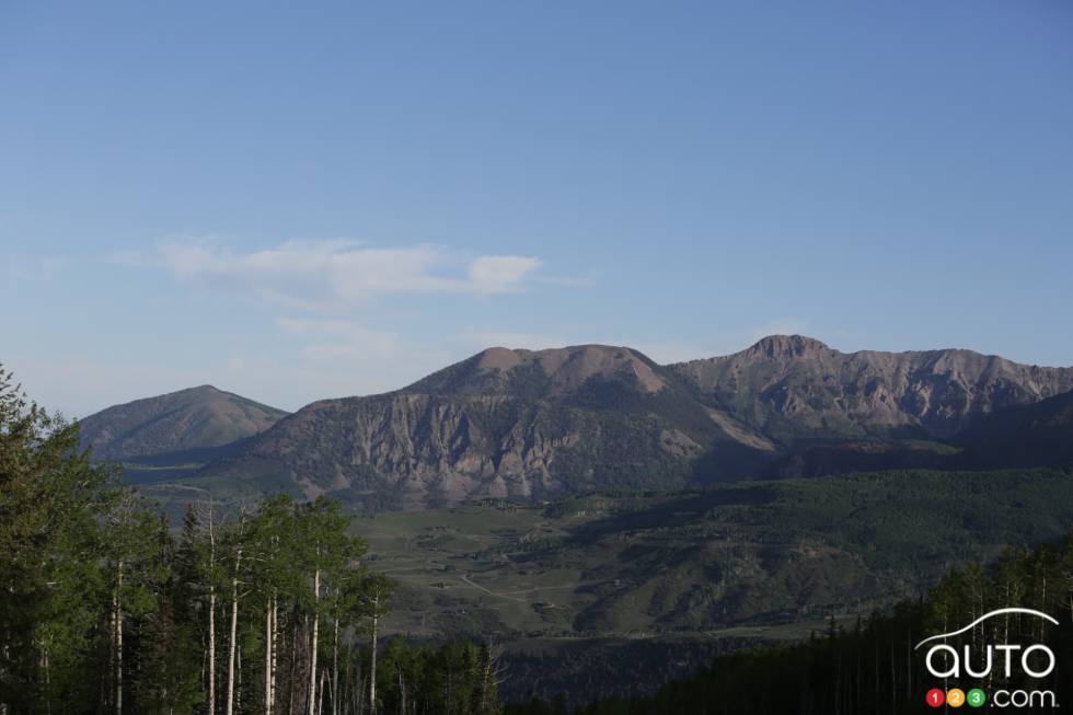 vue des montagnes du Colorado